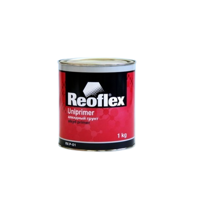 Reoflex 1К Грунт  Алкидный, Нитрогрунт Серый, 1кг RX P-01-1000-G – купить в Троицке | Reoflex | carpaint.kz