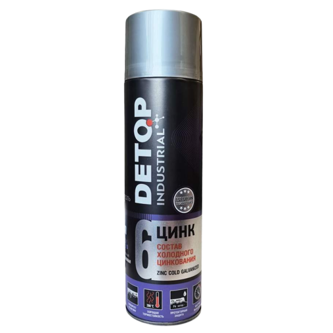 Detop Aerosol DETOP No. 6 cold galvanizing composition, aerosol 650 ml DTI-A07679 – buy in Troitsk | carpaint.kz