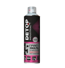 RAL 9005 Anti-corrosion industrial primer enamel DETOP No. 5 black, aerosol 650 ml