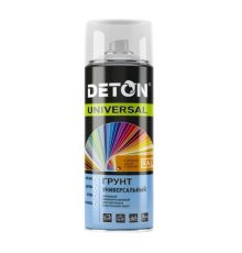 Alkyd primer DETON UNIVERSAL - Black, weather-resistant, aerosol, 520 ml