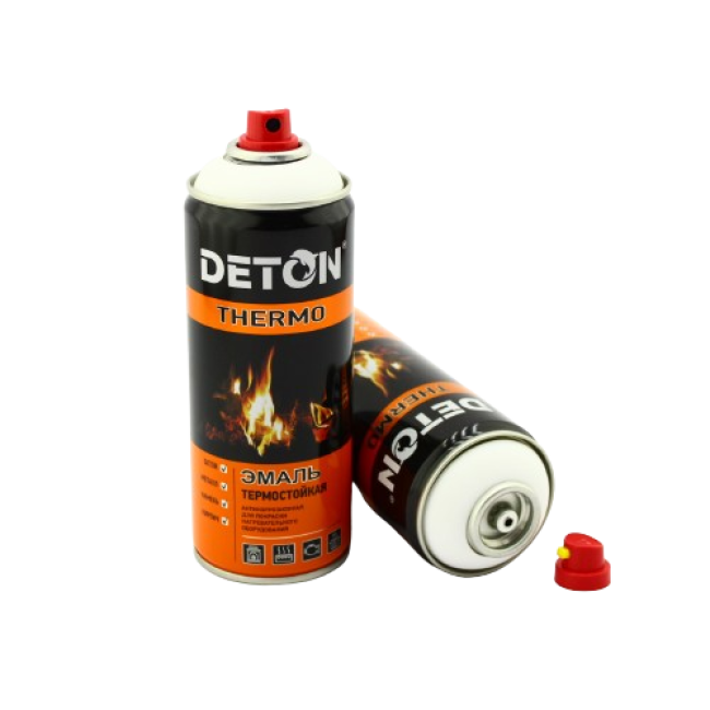 Deton DETON THERMO - 耐热瓷釉 - 白色 - 气雾剂，520 毫升 DTN-A70789 图片 – 特罗伊茨克 | carpaint.kz