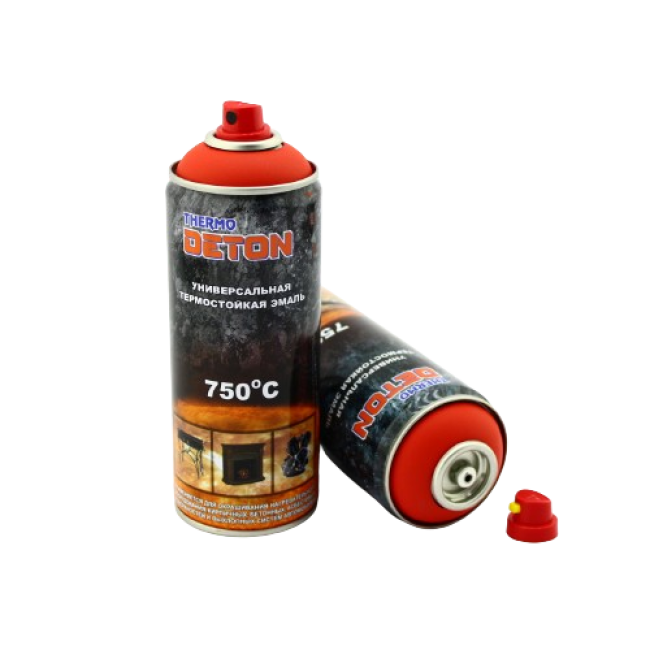 Deton DETON THERMO - 耐热瓷釉 - 红色 - 气雾剂，520 毫升 DTN-A70788 图片 – 特罗伊茨克 | carpaint.kz
