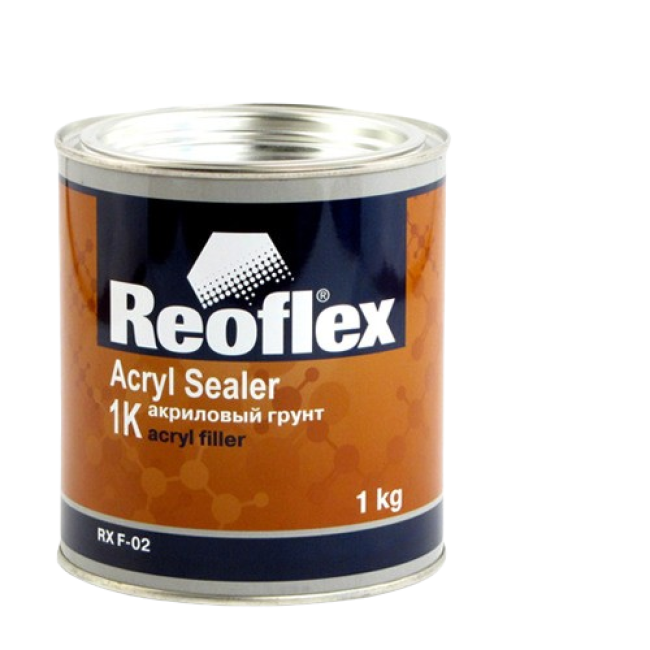 Reoflex 1K Primer Акрил, Қара, 1 кг RX F-02-1000-B – Троицкіде сатып алу | Reoflex | carpaint.kz