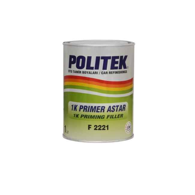 POLITEK 1K Грунт Белый PRIMER FILLER 1л. F2221-W – купить в Троицке | Politek | carpaint.kz