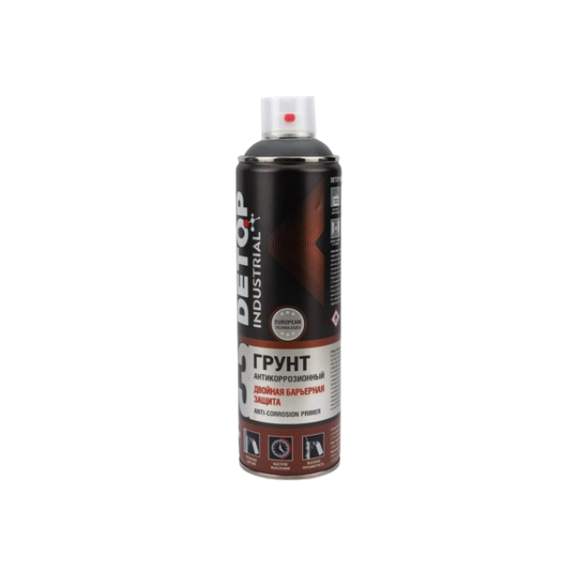 Detop RAL-7024 DETOP №3 - Primer double barrier protection - Graphite gray - Aerosol DTI-A07739 – buy in Troitsk | carpaint.kz