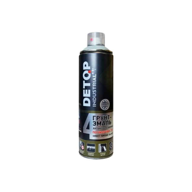 Detop RAL 9001 DETOP №4 - Primer-enamel on rust 3 in 1 - White - Aerosol DTI-A07711 – buy in Troitsk | carpaint.kz